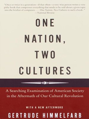 cover image of One Nation, Two Cultures